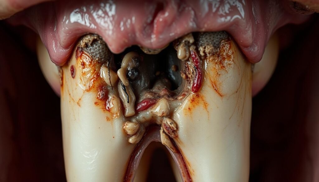 Imagen sobre deterioro dental